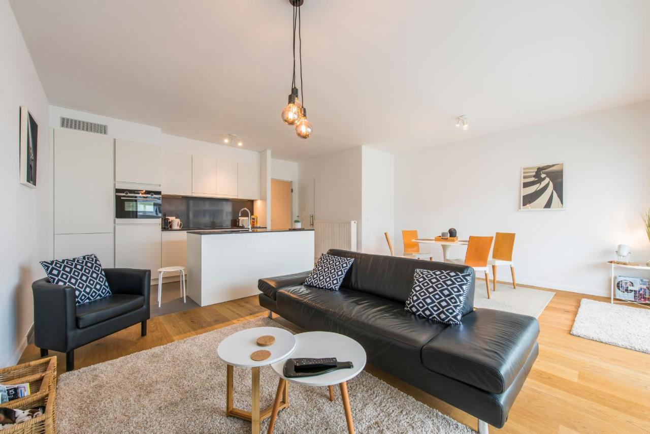 Modern Apartment With Terrace Near The Beach Остенде Екстер'єр фото